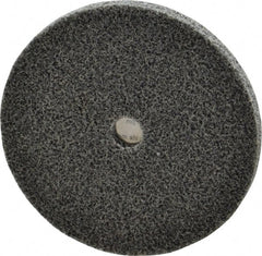 3M - 3" Diam, 1/4" Face Width, 3/8" Center Hole, Medium Grade, Aluminum Oxide Deburring Wheel - Unitized, Soft Density 2 Grade, 12,100 RPM - Exact Tooling