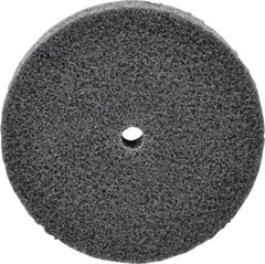 3M - 3" Diam, 1/2" Face Width, 1/4" Center Hole, Fine Grade, Silicon Carbide Deburring Wheel - Unitized, Soft Density 2 Grade, 10,000 RPM - Exact Tooling