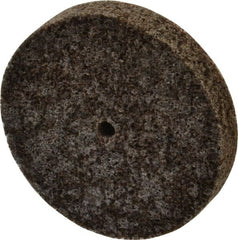 3M - 3" Diam, 1/2" Face Width, 1/4" Center Hole, Coarse Grade, Aluminum Oxide Deburring Wheel - Unitized, Hard Density 8 Grade, 15,100 RPM - Exact Tooling