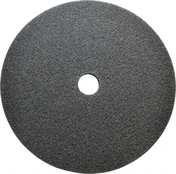 3M - 8" Diam, 1/2" Face Width, 1" Center Hole, Medium Grade, Aluminum Oxide Deburring Wheel - Unitized, Soft Density 2 Grade, 3,500 RPM - Exact Tooling