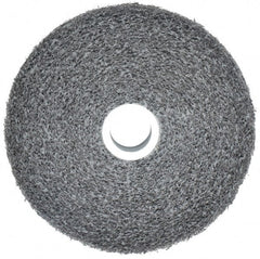 3M - 6" Diam, 1" Face Width, 1" Center Hole, Coarse Grade, Silicon Carbide Deburring Wheel - Convolute, Soft Density 2 Grade, 6,000 RPM - Exact Tooling