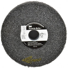 3M - 6" Diam, 2" Face Width, 1" Center Hole, Coarse Grade, Silicon Carbide Deburring Wheel - Convolute, Soft Density 2 Grade, 6,000 RPM - Exact Tooling