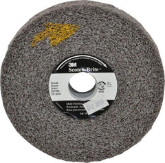 3M - 6" Diam, 1" Face Width, 1" Center Hole, Medium Grade, Silicon Carbide Deburring Wheel - Convolute, Soft Density 2 Grade, 6,000 RPM - Exact Tooling