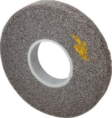 3M - 8" Diam, 1" Face Width, 3" Center Hole, Medium Grade, Silicon Carbide Deburring Wheel - Convolute, Soft Density 2 Grade, 4,500 RPM - Exact Tooling