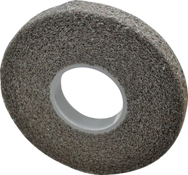 3M - 8" Diam, 1" Face Width, 3" Center Hole, Fine Grade, Silicon Carbide Deburring Wheel - Convolute, Soft Density 2 Grade, 4,500 RPM - Exact Tooling