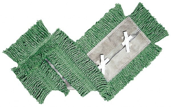 Rubbermaid - 36" Long x 5" Wide Yarn Blend Dust Mop Head - Envelope Connection, White - Exact Tooling