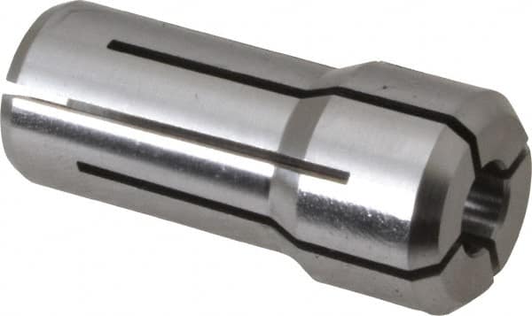 Kennametal - 0.2165 Inch, 4.7 to 5.5 mm Collet Capacity, Series DA200 Double Angle Collet - 1-3/16 Inch Overall Length, 0.539 Inch Overall Diameter, 0.001 Inch TIR - Exact Tooling