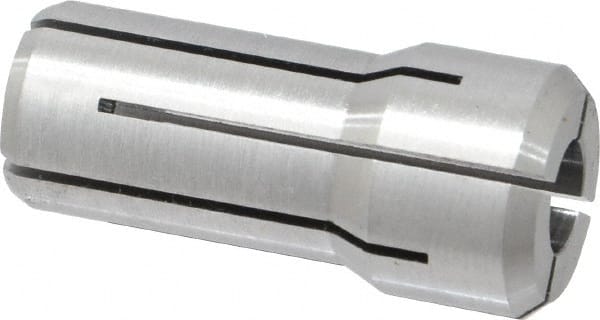 Kennametal - 0.2362 Inch, 5.2 to 6 mm Collet Capacity, Series DA200 Double Angle Collet - 1-3/16 Inch Overall Length, 0.539 Inch Overall Diameter, 0.001 Inch TIR - Exact Tooling