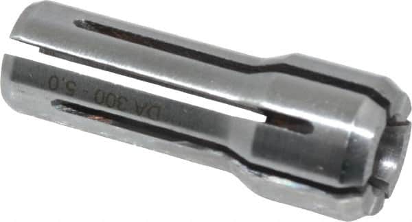 Kennametal - 0.1969 Inch, 4.2 to 5 mm Collet Capacity, Series DA300 Double Angle Collet - 1 Inch Overall Length, 3/8 Inch Overall Diameter, 0.001 Inch TIR - Exact Tooling