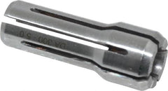 Kennametal - 0.1969 Inch, 4.2 to 5 mm Collet Capacity, Series DA300 Double Angle Collet - 1 Inch Overall Length, 3/8 Inch Overall Diameter, 0.001 Inch TIR - Exact Tooling
