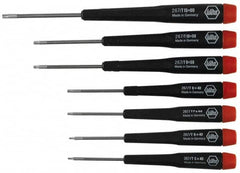 Wiha - 7 Piece T5 to T15 Micro Handle Torx Driver Set - T5, T6, T7, T8, T9, T10, T15 - Exact Tooling
