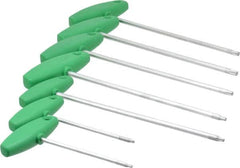 Wiha - 7 Piece T9 to T30 T-Handle Torx Key Set - T9, T10, T15, T20, T25, T27, T30 Torx Size - Exact Tooling