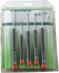 Wiha - 5 Piece, Hex Driver Set - Hex - Exact Tooling