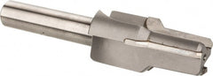 Scientific Cutting Tools - 0.725" Diam, 0.67" Small End Diam, 1/2" Straight Shank, 1-7/8" Flute, Taper Pipe Reamer - Exact Tooling