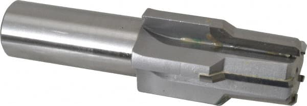 Scientific Cutting Tools - 1.173" Diam, 1.107" Small End Diam, 1" Straight Shank, 2.56" Flute, Taper Pipe Reamer - Exact Tooling