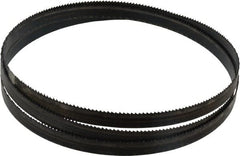 Disston - 10 TPI, 5' 4-1/2" Long x 1/2" Wide x 0.025" Thick, Welded Band Saw Blade - Carbon Steel, Toothed Edge, Raker Tooth Set, Hard Back, Contour Cutting - Exact Tooling