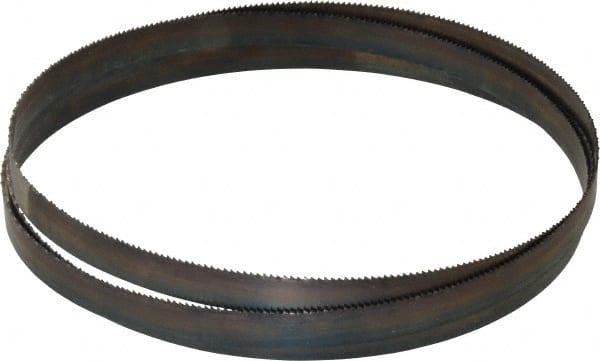 Disston - 14 TPI, 5' 4-1/2" Long x 1/2" Wide x 0.025" Thick, Welded Band Saw Blade - Carbon Steel, Toothed Edge, Raker Tooth Set, Hard Back, Contour Cutting - Exact Tooling