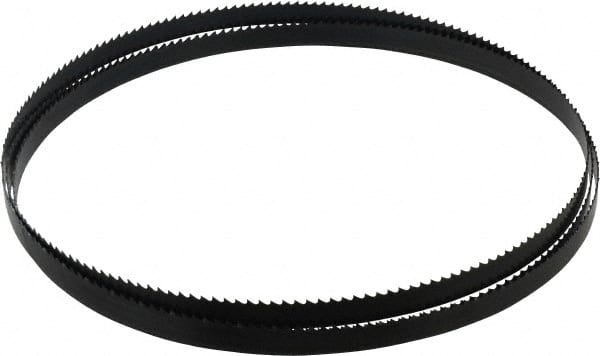 Disston - 6 TPI, 7' 5" Long x 1/2" Wide x 0.025" Thick, Welded Band Saw Blade - Carbon Steel, Toothed Edge, Raker Tooth Set, Hard Back, Contour Cutting - Exact Tooling
