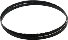 Disston - 6 TPI, 7' 5" Long x 1/2" Wide x 0.025" Thick, Welded Band Saw Blade - Carbon Steel, Toothed Edge, Raker Tooth Set, Hard Back, Contour Cutting - Exact Tooling