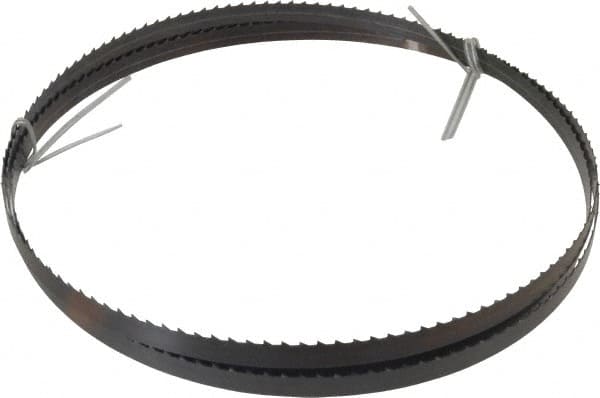 Disston - 4 TPI, 7' 9" Long x 1/2" Wide x 0.025" Thick, Welded Band Saw Blade - Carbon Steel, Toothed Edge, Raker Tooth Set, Hard Back, Contour Cutting - Exact Tooling