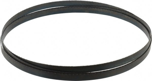 Disston - 14 TPI, 7' 9" Long x 1/2" Wide x 0.025" Thick, Welded Band Saw Blade - Carbon Steel, Toothed Edge, Raker Tooth Set, Hard Back, Contour Cutting - Exact Tooling