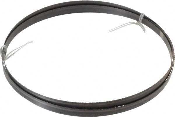 Disston - 18 TPI, 7' 9" Long x 1/2" Wide x 0.025" Thick, Welded Band Saw Blade - Carbon Steel, Toothed Edge, Raker Tooth Set, Hard Back, Contour Cutting - Exact Tooling