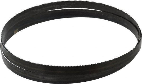 Disston - 10 TPI, 8' Long x 3/4" Wide x 0.032" Thick, Welded Band Saw Blade - Carbon Steel, Toothed Edge, Raker Tooth Set, Hard Back, Contour Cutting - Exact Tooling