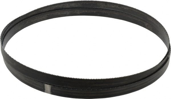 Disston - 10 TPI, 9' 6" Long x 3/4" Wide x 0.032" Thick, Welded Band Saw Blade - Carbon Steel, Toothed Edge, Raker Tooth Set, Hard Back, Contour Cutting - Exact Tooling
