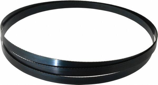 Disston - 14 TPI, 10' 10-1/2" Long x 3/4" Wide x 0.032" Thick, Welded Band Saw Blade - Carbon Steel, Toothed Edge, Raker Tooth Set, Hard Back, Contour Cutting - Exact Tooling