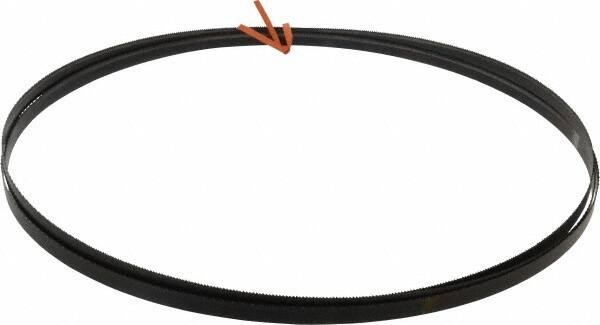 Disston - 14 TPI, 12' 6" Long x 1/2" Wide x 0.025" Thick, Welded Band Saw Blade - Carbon Steel, Toothed Edge, Raker Tooth Set, Hard Back, Contour Cutting - Exact Tooling