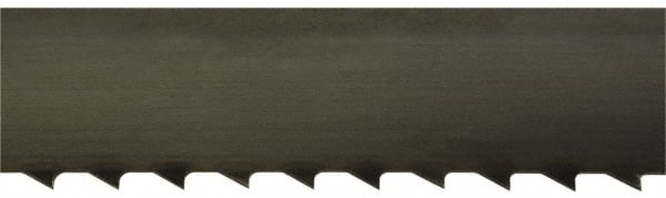 Disston - 10 TPI, 14' Long x 1" Wide x 0.035" Thick, Welded Band Saw Blade - Carbon Steel, Toothed Edge, Raker Tooth Set, Hard Back, Contour Cutting - Exact Tooling