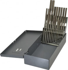 Alvord Polk - 1/16" to 3/8", Chucking Reamer Set - Straight Flute, Right Hand Cut, 21 Pieces - Exact Tooling