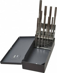 Alvord Polk - 1/16" to 1/2", Chucking Reamer Set - Straight Flute, Right Hand Cut, 15 Pieces - Exact Tooling