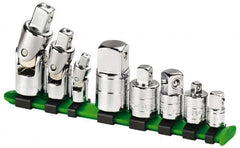SK - 8 Piece Universal & Socket Adapter Set - 1/4F x 3/8M, 3/8F x 1/4M, 3/8F x 1/2M, 1/2F x 3/8M, 1/2F x 3/4M" 1/4, 3/8, 1/2" - Exact Tooling