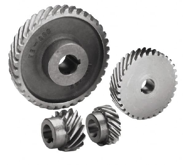 Boston Gear - 16 Pitch, 1-1/4" Pitch Diam, 1.338" OD, 20 Tooth Helical Gear - 1/2" Face Width, 1/2" Bore Diam, 14.5° Pressure Angle, Steel - Exact Tooling