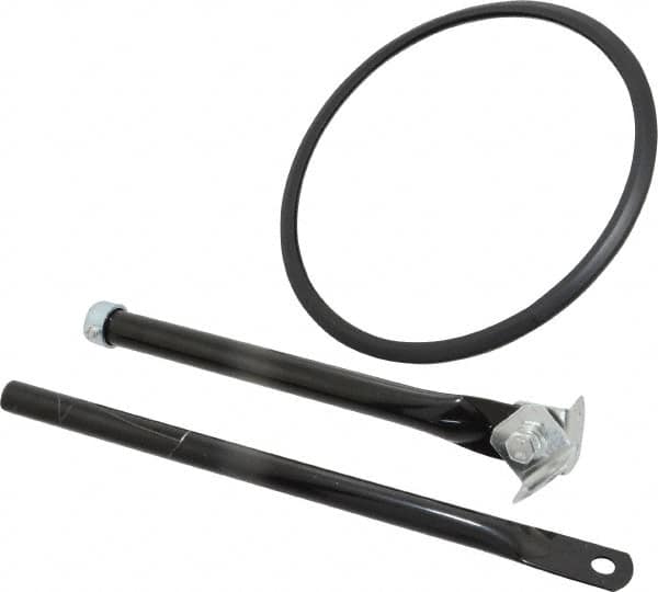 PRO-SAFE - Outdoor Round Vehicle/Utility Safety, Traffic & Inspection Mirrors - Acrylic Lens, 8" Diam - Exact Tooling