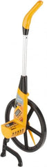 Trumeter - 100,000' Counter Limit, 40-1/4" OAL, Measuring Wheel - 0.1" Accuracy per 100", Measures in Ft/In, Meters/cm & Yards/Tenths - Exact Tooling