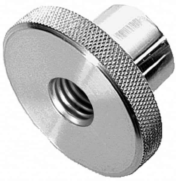 Gibraltar - 76.2mm Head, Knurled Knob - Tapped Thru, Stainless Steel - Exact Tooling