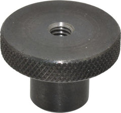 Gibraltar - 1-1/2" Head, Knurled Knob - Tapped Thru, Steel - Exact Tooling