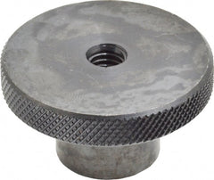 Gibraltar - 2" Head, Knurled Knob - Tapped Thru, Steel - Exact Tooling