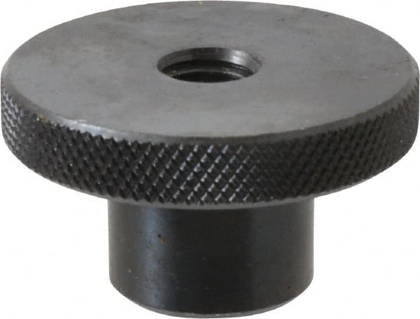 Gibraltar - 2" Head, Knurled Knob - Tapped Thru, Steel - Exact Tooling