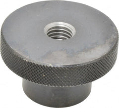 Gibraltar - 2-1/2" Head, Knurled Knob - Tapped Thru, Steel - Exact Tooling