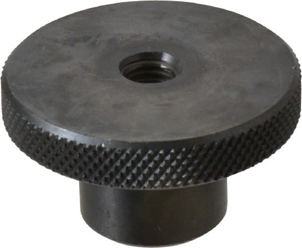 Gibraltar - 50.8mm Head, Knurled Knob - Tapped Thru, Steel - Exact Tooling
