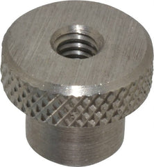 Gibraltar - 3/4" Head, Knurled Knob - Tapped Thru, Stainless Steel - Exact Tooling