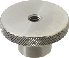 Gibraltar - 2" Head, Knurled Knob - Tapped Thru, Stainless Steel - Exact Tooling