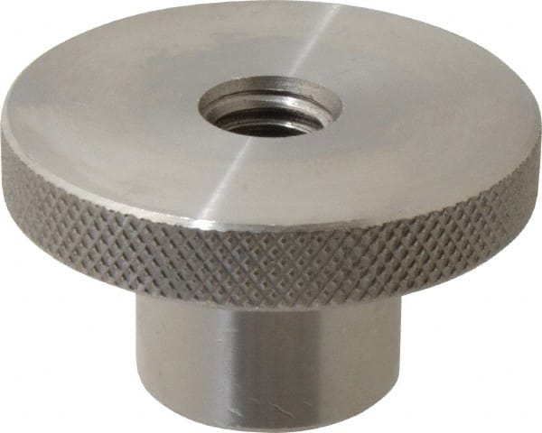 Gibraltar - 2" Head, Knurled Knob - Tapped Thru, Stainless Steel - Exact Tooling