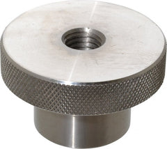 Gibraltar - 2-1/2" Head, Knurled Knob - Tapped Thru, Stainless Steel - Exact Tooling