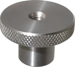Gibraltar - 38.1mm Head, Knurled Knob - Tapped Thru, Stainless Steel - Exact Tooling