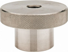 Gibraltar - 76.2mm Head, Knurled Knob - Tapped Thru, Stainless Steel - Exact Tooling