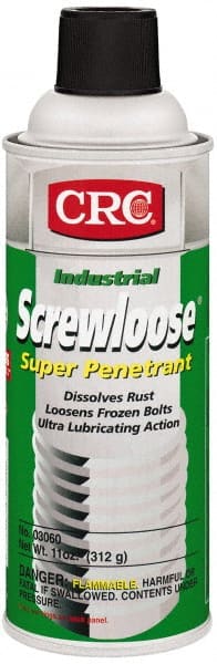 CRC - 16 oz Aerosol Nondrying Film Penetrant/Lubricant - Amber, 300°F Max, Food Grade - Exact Tooling